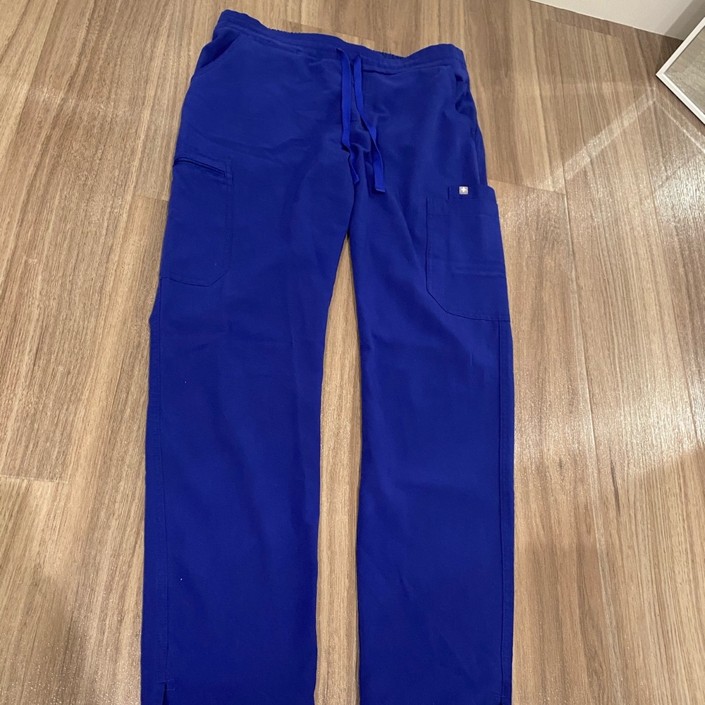 FIGS Yola Scrub Pants - S -Deep Royal Blue - Rare!